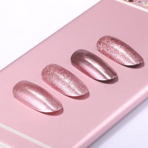 ROSE GOLD Chrome Mirror Powder Pigment for Nail art 0.2/0.5 Mirror Nail Glitter Rose Gold Nail Art Chrome Pigment Powder