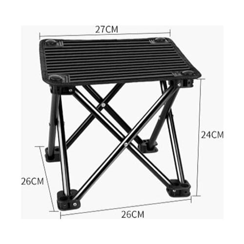 Fishing Chair Folding Portable Multifunctional Thickened Metal Material Lightweight Fishing Gear Small Stools Outdoor Household