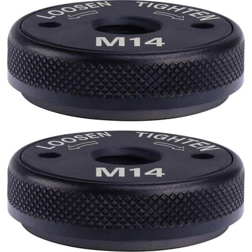 TOP Quick Clamping Nut M14 Angle Grinder Clamping Nut 115mm-230mm Flange Nut Tool Power Replacement for Makita