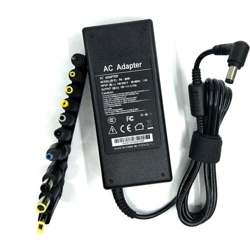 High quality ac adapter PA-90W 100V-240V19v4.74A for Toshiba, Lenovo, Asus, Shenzhou, Haier, Founder. Y450,G450,A8,F8,X81,A82