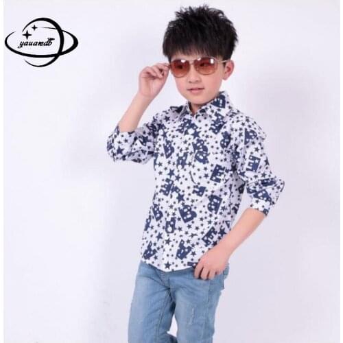 YAUAMDB Long Sleeve Shirts For Boys
