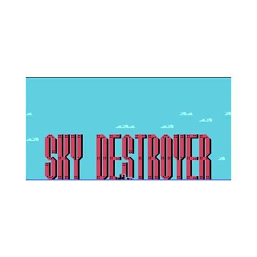 Sky Destroyer Region Free 8 Bit Game Card For 72 Pin Video Game Player