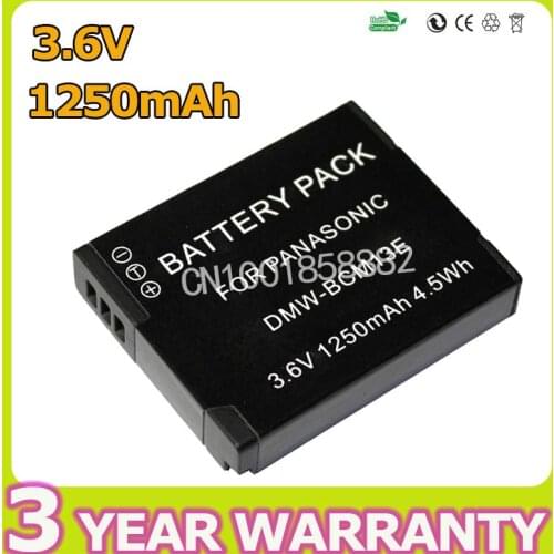 1250mAh DMW-BCM13 DMWBCM13 DMW-BCM13PP DMW-BCM13E Digital Camera Battery For Panasonic DMC-LZ40 DMC-TS5 DMC-TS6 DMC-ZS40