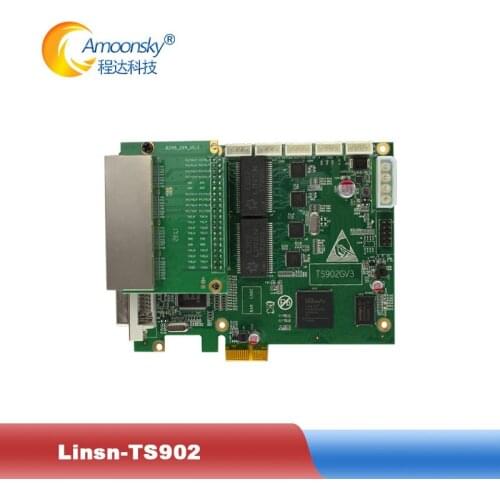2018 new linsn ts902 ts902d 4 net work port sending card support 4k video input max support 2.6 million pixels