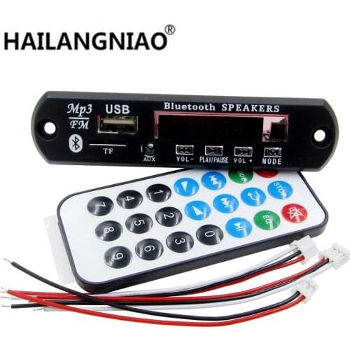 5set Bluetooth MP3 Decoding Board Module w/ SD Card Slot / USB / FM / Remote Decoding Board Module