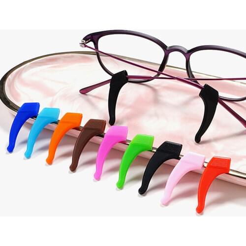 5 Pairs Anti Slip Ear Hook Eyewear Accessories Glasses Silicone Grip Temple Tip Holder Spectacle Eyeglasses Grip