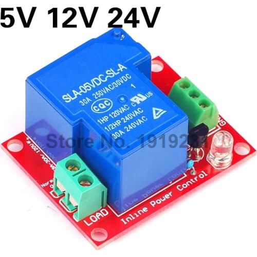 5V 12V 24V 30A High Power 1 Channel Relay Module High Level Triger for Arduino Mega 2560 AVR PIC DSP ARM SLA-05VDC-SL-A