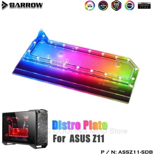 Barrow Distro Plate for ASUS Z11 Case Dedicated Waterway Board 5V A-RGB For ASSZ11-SDB