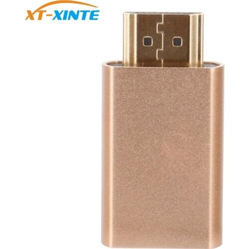 For HDMI-compatible 2.0 Virtual Adapter EDID DDC Dummy Plug Headless Ghost Connector Virtual Display Emulator Up to 3840*2160