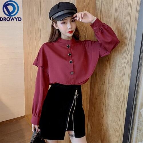 Стильные блузки DROWYD China At AliExpress