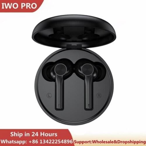 IWO PRO B16 TWS Bluetooth 5.0 Headset Charging Box With Light Wireless Headset 9D Stereo Gaming Earbud Headset With Microphone