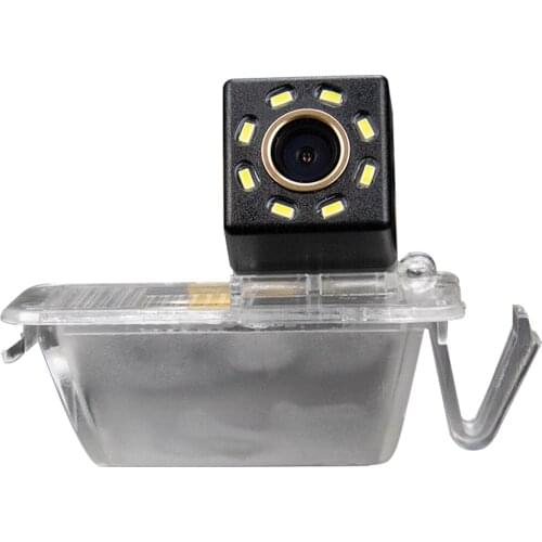 Misayaee Car Rear View Reverse Parking Camera Golden 8 LED for Buick Park Avenue Chevrolet Sail Camaro FIAT 500 500C 2009-2015