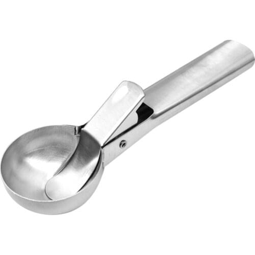 1PC Stainless Steels Ice-cream Scoop With Comfortable Antis-Freeze Handle Ice Cream Scoop Spoon Watermelon Spoon Ball Picker New