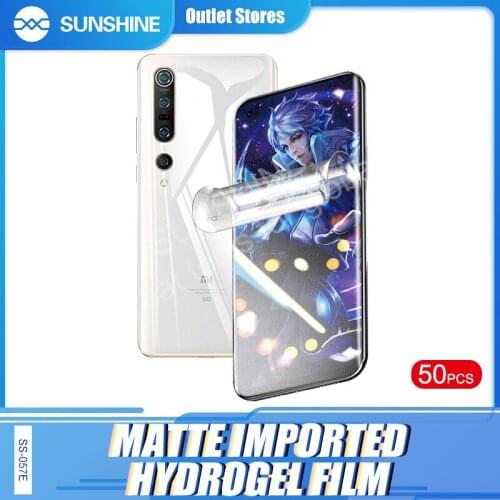 SUNSHINE Matte Flexible hydrogel Film for mobile phone Screen Front Protector Film laminas For SS-890C Auto Film Cutting Machine