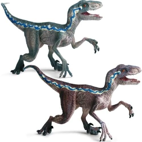 Simulation Velociraptor Dinosaur Model Action Figure Collection Cognitive Education Toys for Kids Boys Gifts