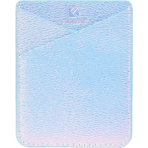 Y166 Fashion Mobile Phone ID Card Holder Wallet Credit Pocket Adhesive Sticker