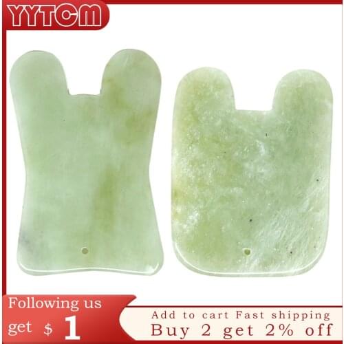 Jade Scraping Massage Tool Body Massager scratching Guasha stone SPA buffalo Scraper for Face Health Care Anti-wrinkle