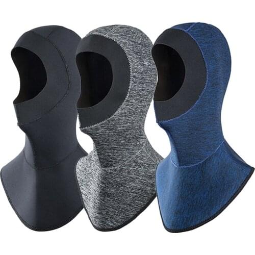 3mm Neoprene Diving Cap Headgear Scuba Snorkeling Cap Waterproof Seaside Beach Swimming Hat Warm Cap Diving Equipment