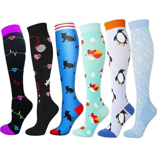 New Compression Socks Unisex Crossfit Diabetic Atheletics Recovery Golf Tube For Outdoor Sports Nursing Running Fitness Socks