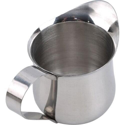 Durable Easy to Clean Stainless Steel Sugar Creamer Milk Pot Pitcher Seasoning Jar Creamer Container Cup Tableware Kitchen Tools
