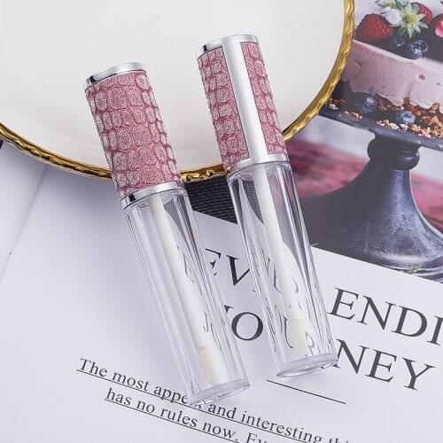 10/30/50pcs 6ml Empty Lip Gloss Tube DIY Plastic Elegant Liquid Lipstick Container Round Lipgloss Lip Balm Bottle