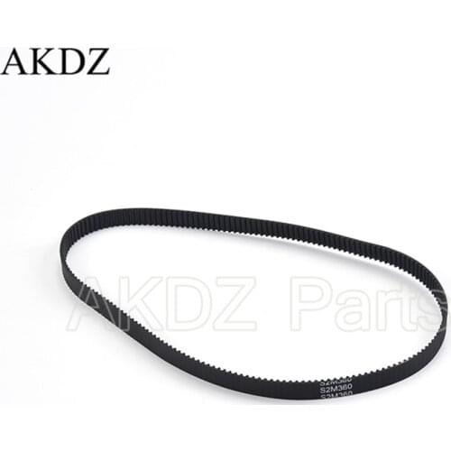 S2M Synchronous Timing belt Pitch length 360 width 6mm/9mm Teeth 180 Rubber closed S2M timing belt