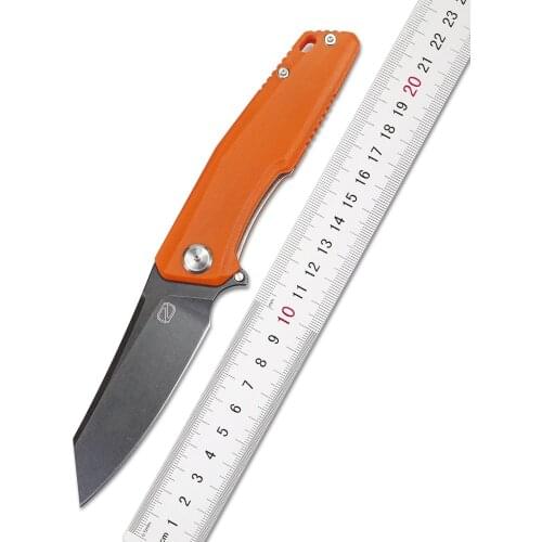 STEDEMON ZKC C-02 Flip Folding Knife Ball Bearing 440C Blade G10 Handle Outdoor Camping Multifunctional Hunting Kitchen EDC Tool