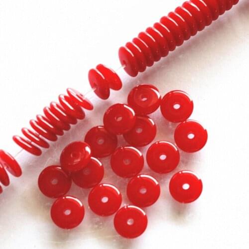 6*2mm 8*2mm dark red resin beeswax abacus spacer loose beads high grade diy gifts accessories jewelry making 15inch/strand B102