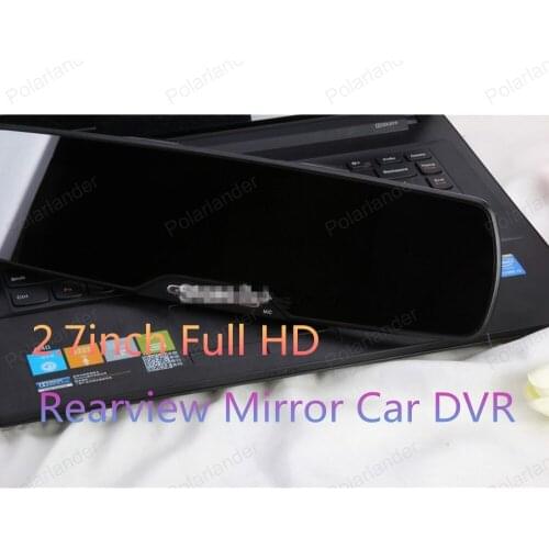 2016 New High quality 2.7 inch Full HD Rearview Mirror Car DVR Support Motion Detection / Night Vision