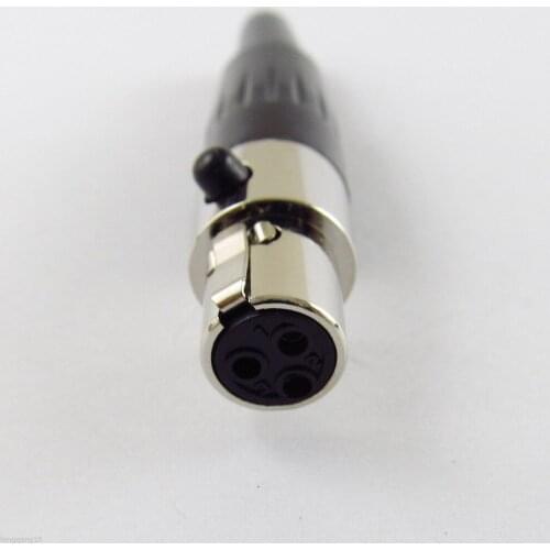 1pcs Mini XLR 3 Pin Female Plug Audio Microphone MIC Adapter Connector Tini TA3F Q-G