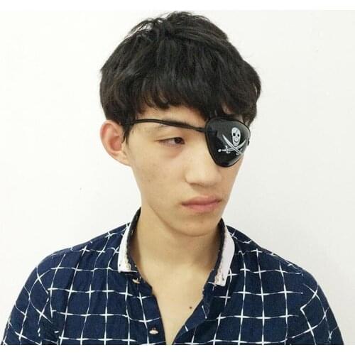 10pcs/lot Wholesale Halloween Costumes Cosplay Party One Eyed Eye Mask Masquerade Pirates Caribbean Eye Patch Party Decoration