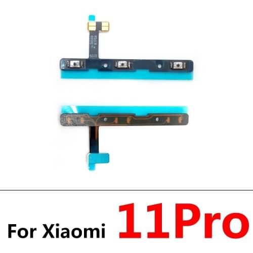 10Pcs Power Switch On/Off Volume Key Button Flex Cable For Xiaomi Mi A1 5X A2 6X 5 5S Plus A2 Lite Max Max2 Max 3 Mix 2 Mix3 10T