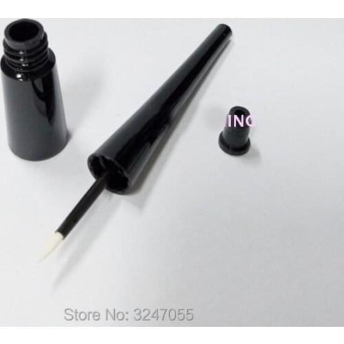 3.5ML 50pcs/lot 100pcs/lot Black Empty Eyeliner Tube, DIY Plastic Eyelier Glue Package, Empty Classic Professional Makeup Tools