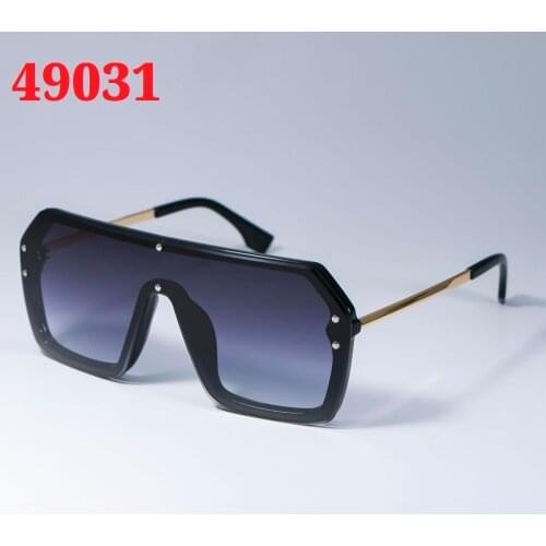 49031 Luxury Letter Mirror Coating Sunglasses