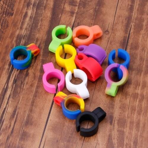 5pcs Silicone Cigarette Holder Ring for Smoker Hands Free For Console PC Gamers F3MF