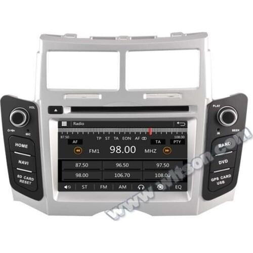 6.2" Special Car DVD for Toyota Yaris (XP90) 2005 2006 2007 2008 2009 2010 2011 2012 2013 with TPMS System Support