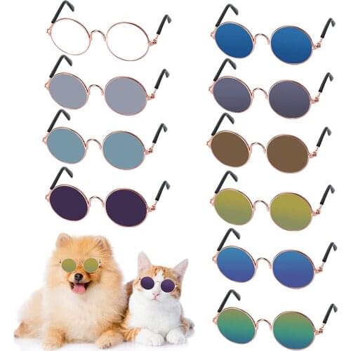 For Dogs Cats Pet Accessories Glasses Sunglasses Harness Accessory Puppy Products Decorations Lenses Gadgets Goods For Animals