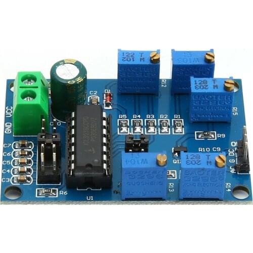 ICL8038 Signal Generator Triangular/ Rectangular/Sine Wave Generator Module Medium/Low Frequency 10Hz-450KHz 12V to 15V