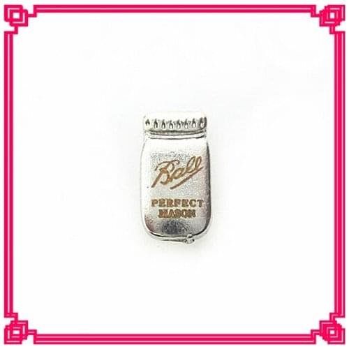 Hot selling 20pcs/lot perfect mason floating charms living glass floating memory lockets