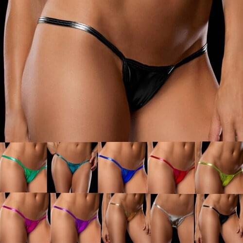 Cotton Bikini Panties T-back Thong Sexy Low Waist Women Underwear Cotton G-String Underpants Femlae Lingerie Underwear Panties