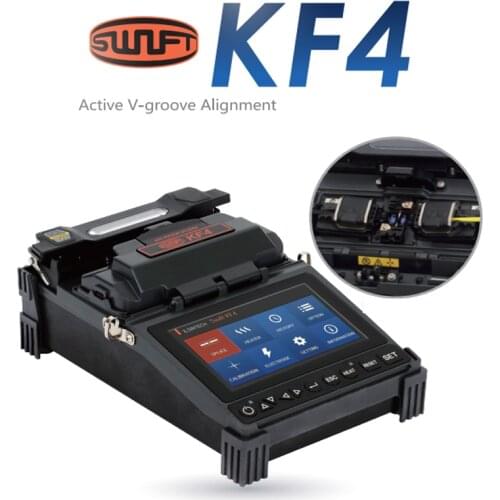 Korea English menu FTTH fiber fusion splicer Swift KF4 Optical fiber optic cable Automatic Touch Screen Optic Splicing Machine