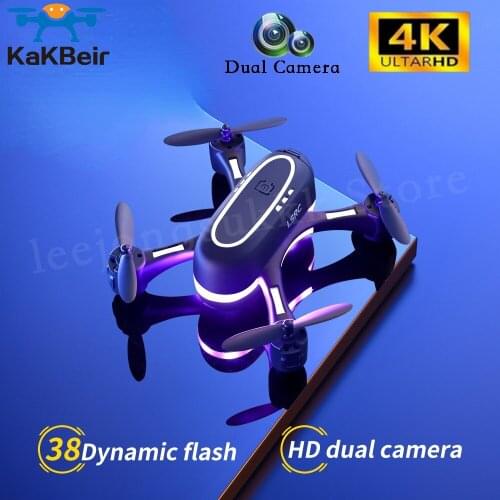 2021 NEW LS MINI Drone 4K 1080P HD Dual Camera With WIFI FPV Optical Flow Aerial Photography Profesional RC Quadcopter Boys Toys