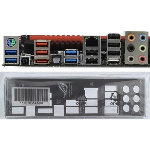 New I/O shield back plate of motherboard for CROSSHAIR V FORMULA just shield backplate Free shipping