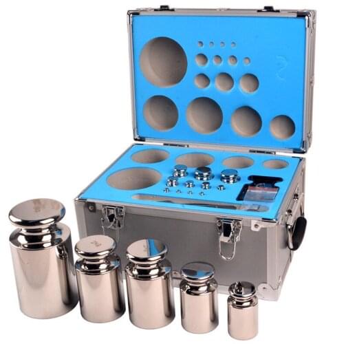 New F1 Grade 28 pcs 1mg-5kg 304 Stainless Steel Digital Scale Calibration Weights FAST SHIPPING