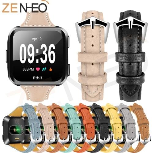New watch bracelet belt watchbands For Fitbit Versa leather strap watch band For Fitbit Versa watch accessories sport wristband