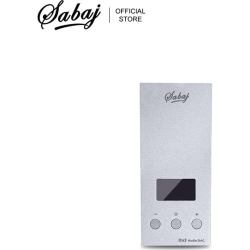 Sabaj Da3 Portable Audio DAC/Headphone Amplifier Audio Native DSD512 Hifi HI-Res High Resolution Balanced Output 32bit/768kHz