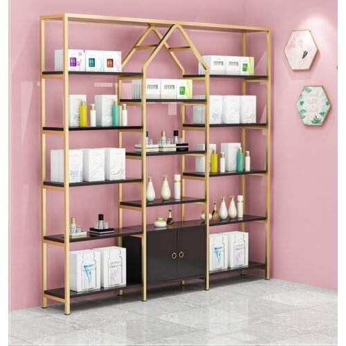 Nordic iron screen partition shelf hollow floor decoration simple modern living room creative office bookshelf