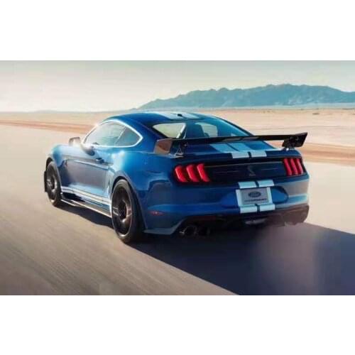 De fibra de carbono elevado gran cola alerón de ala por 15-20 Ford Mustang shelby GT500 de accesorios de modificación