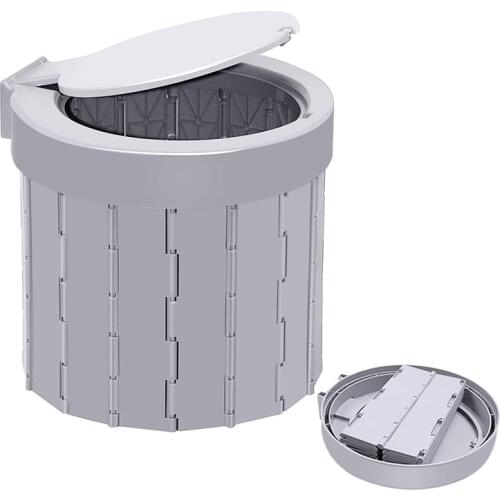 Outdoor Portable Folding Toilet Urinal Mobile Seat For Camping Hiking Travel Traffic Jam Deodorant Integrated Toilet Washable