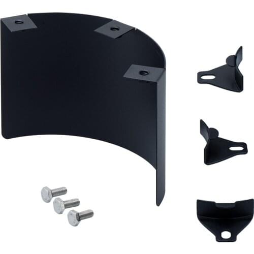 Universal heatshield aluminum Air Intake Filter Cover Heat Shield for Racing Car 2" TO 4" Filter